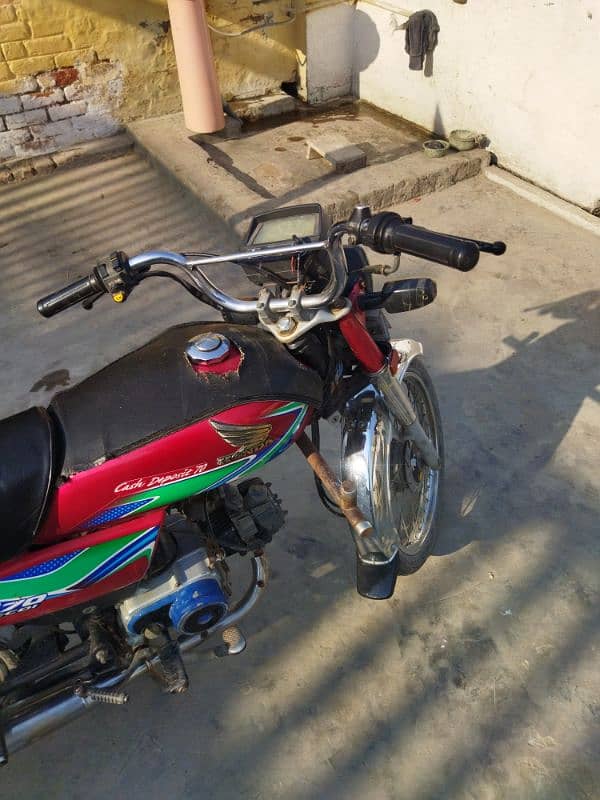 Honda cd 70 fresh Bike 2018 model 7