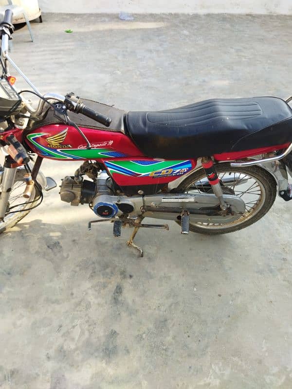 Honda cd 70 fresh Bike 2018 model 13