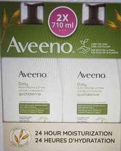 Aveeno Daily Moisturizing Lotion, 2-pack, 710 ml each