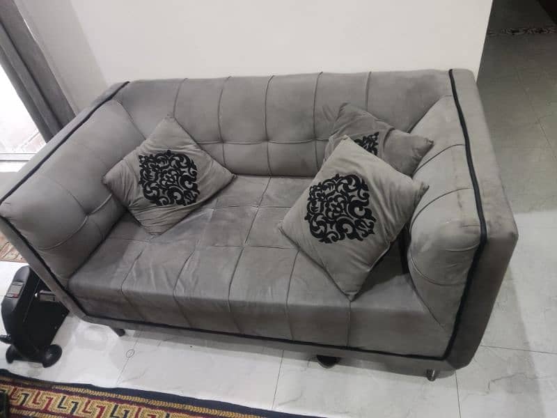 Gray sofa set 1