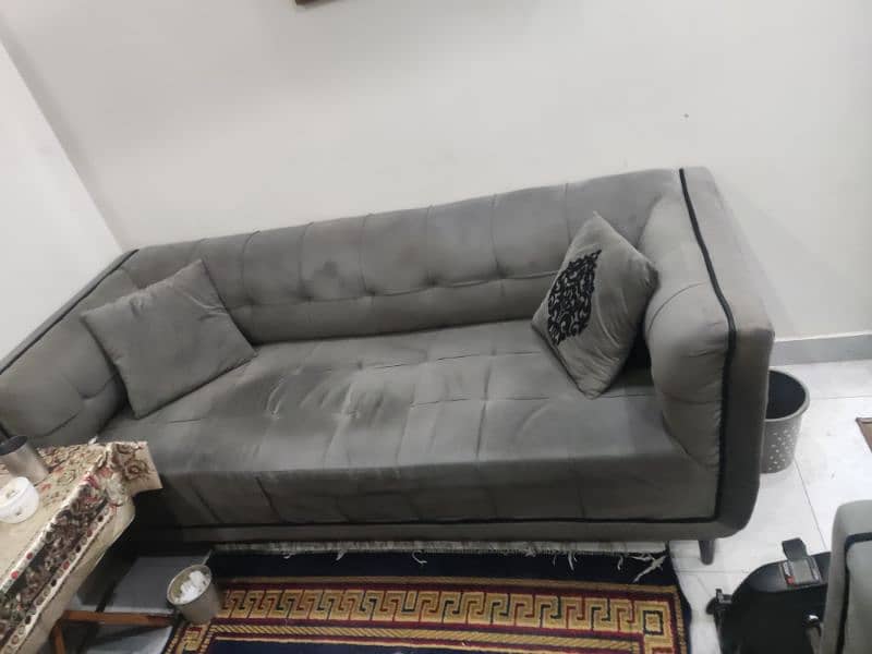 Gray sofa set 2