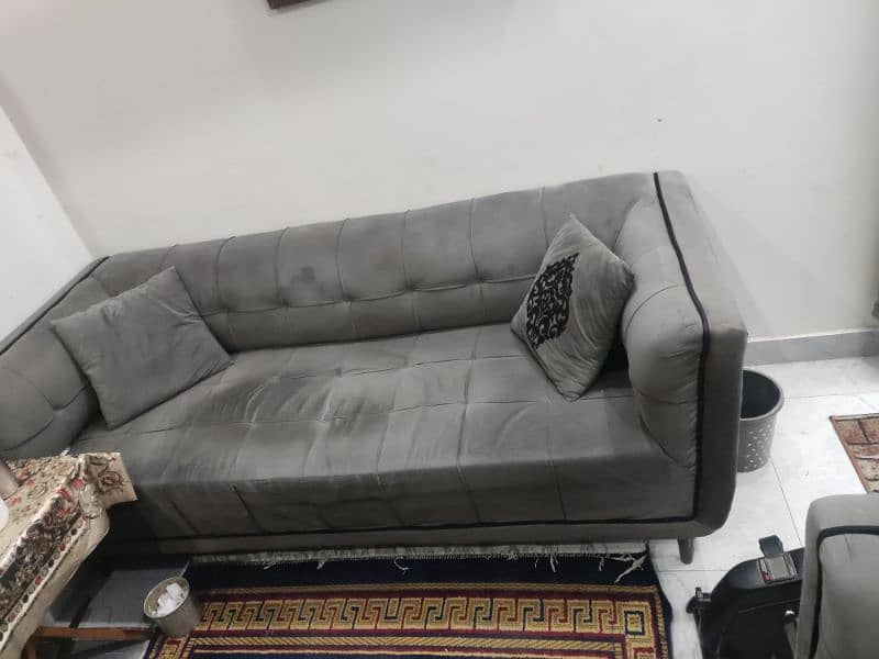 Gray sofa set 4