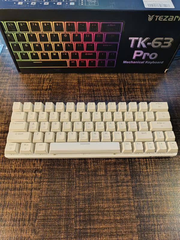 TEZARRE TK-63 Pro • Wireless Mechanical Keyboard • 60% Size 6