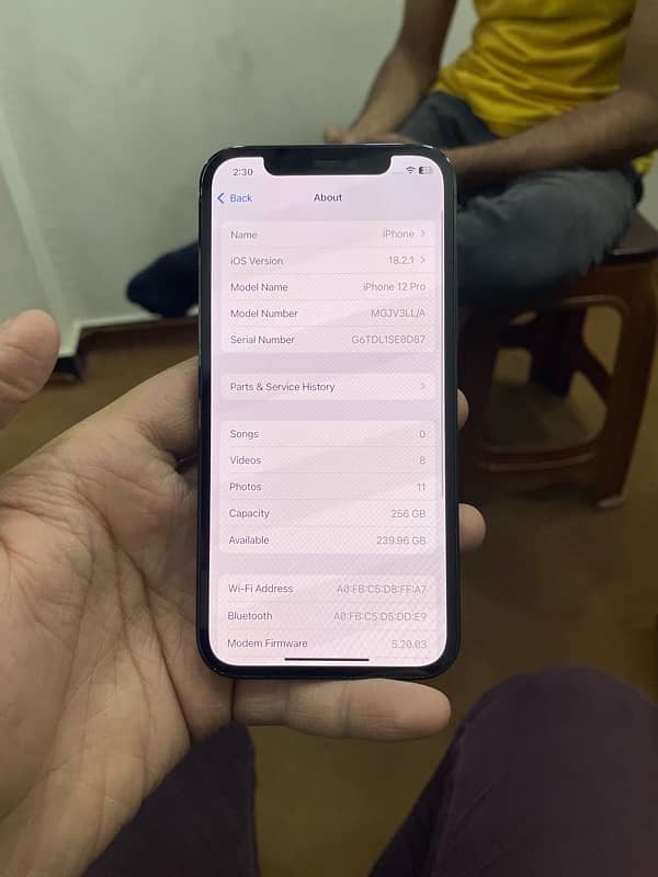 iphone 12 pro Factorey 256Gb 7