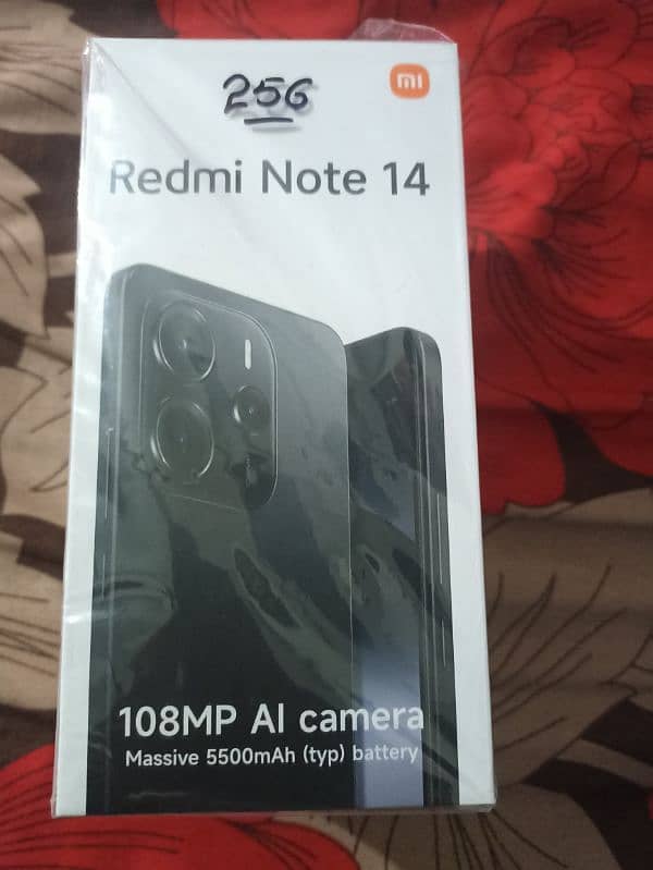 redmni note 14 8/256 just box open 1