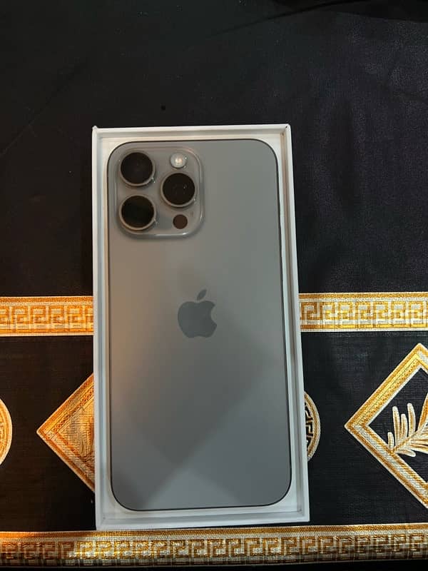 I Phone 15 Pro Max 256GB Non PTA Factory Unlock 0