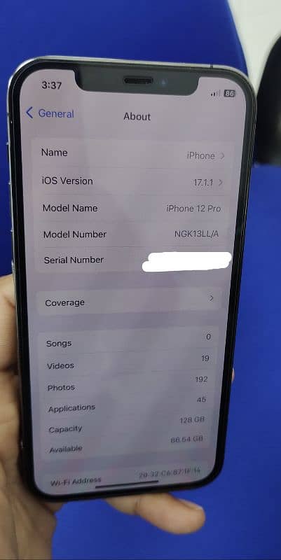 iPhone 12 Pro 128gb JV 100% Health 4