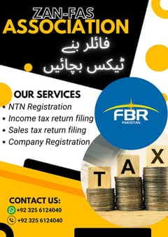 FBR registration,income tax return,company registration