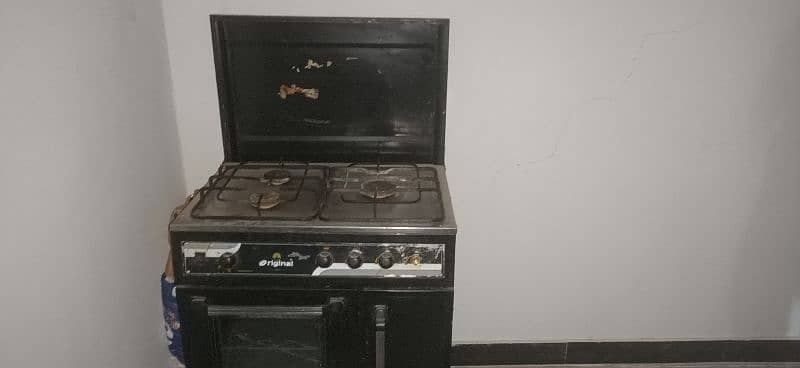 3 burner gas stove with oven + grill 8