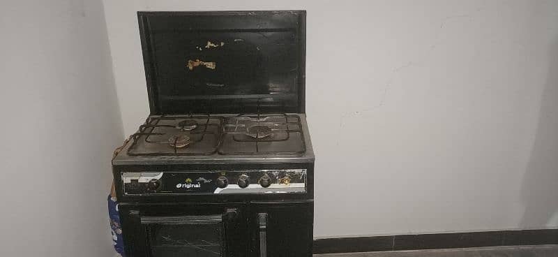 3 burner gas stove with oven + grill 10