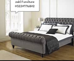 Bed / bed set / king size bed / wooden bed / double bed / poshish bed