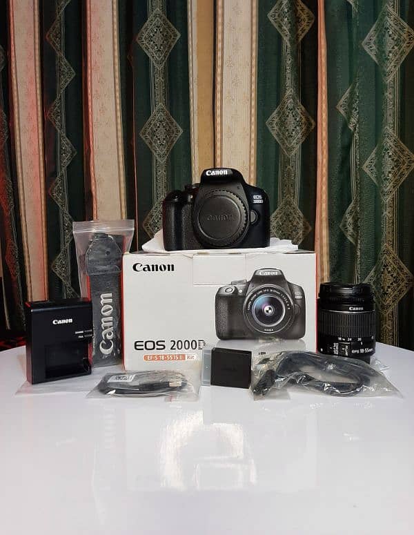 Canon Eos 2000D Dslr Camera | Brand New Condition - Complete Box 0