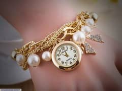 *Product Name*: Fancy Pearl Bracelet Watch *Product Descri