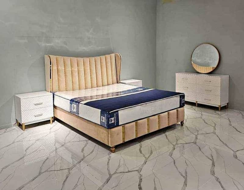 Bed / bed set / king size bed / wooden bed / double bed /chinioti bed 5