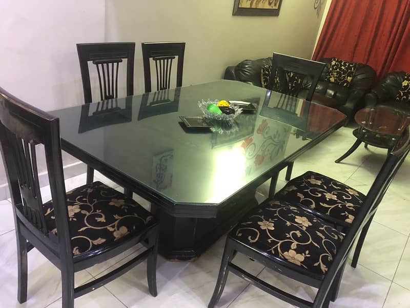 dinning table , sofa set , 2