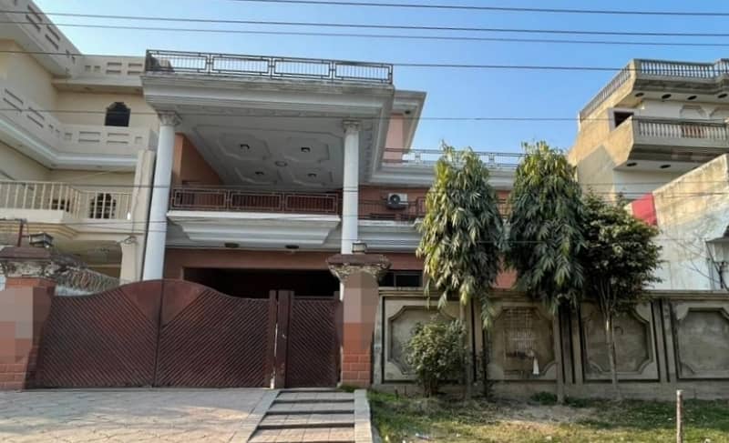 Idyllic Facing Park House Available In Marghzar Officers Colony For sale 1