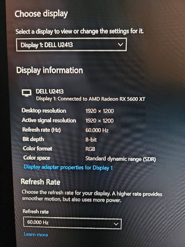 dell led 24" 1200p 2