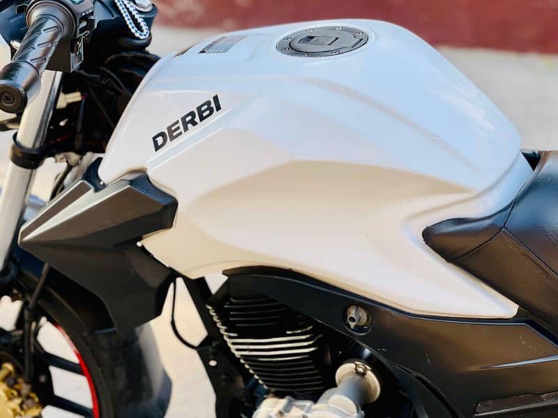 Derbi STX 150 2017 Model White Colour 3