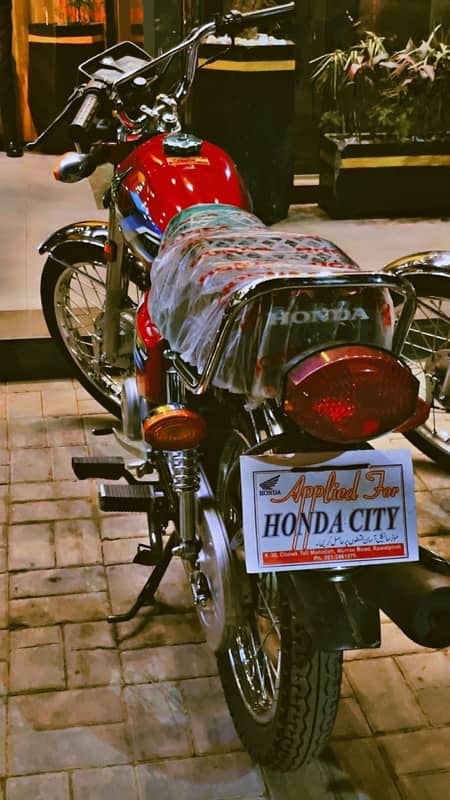 HONDA CG125 BLKUL ZERO METER HAI UNRIGERTERED HAI 1