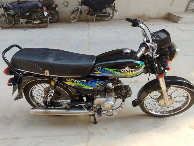 Unique UD 70 CC Bike 2024 Model 6 Month, Mint and Geniune condition 3