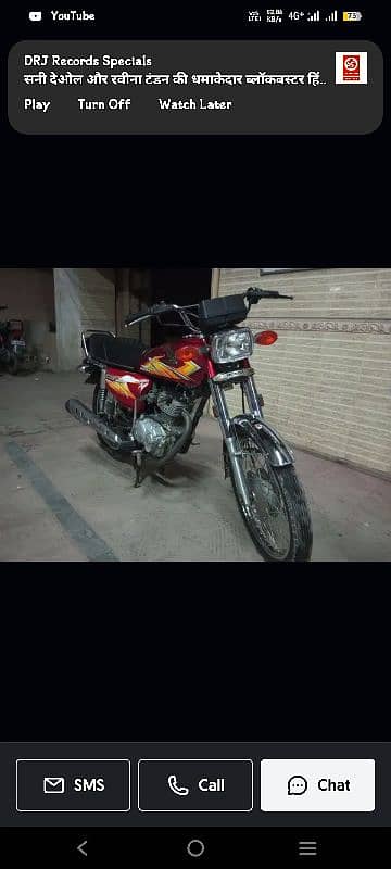 Honda 125 Karachi number 4