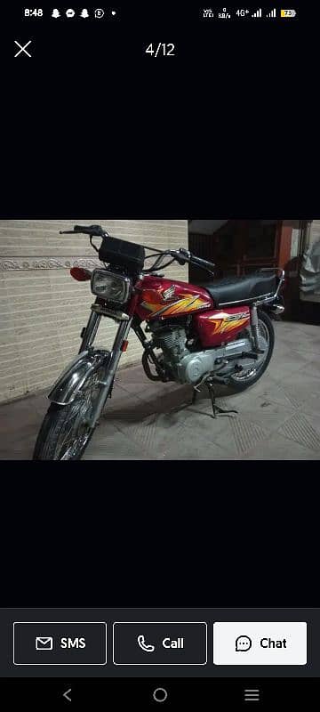 Honda 125 Karachi number 7