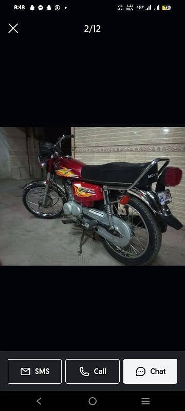 Honda 125 Karachi number 10