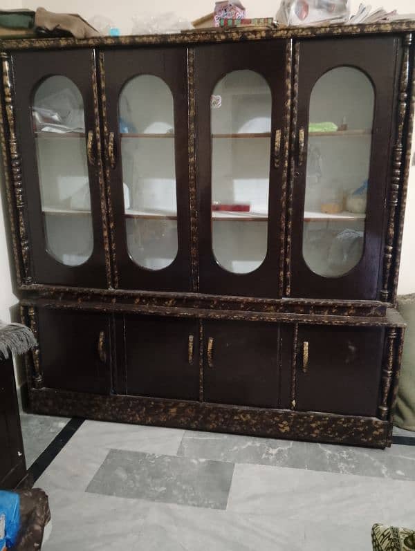 Wooden Showcase For Sale. 0