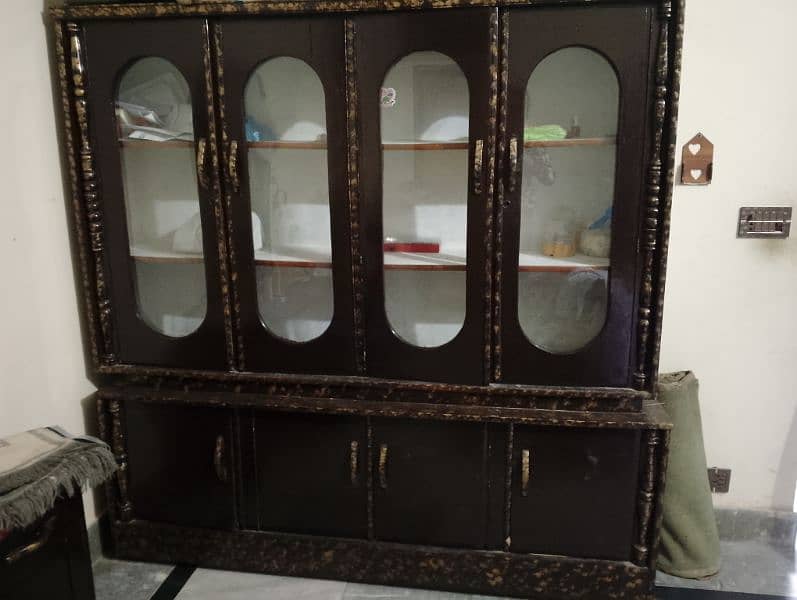 Wooden Showcase For Sale. 1