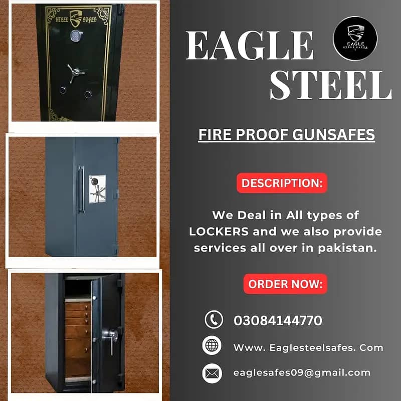 FIREPROOF DOOR/FIRE EXIT DOOR/CASH SAFE LOCKER/DIGITAL SAFES/LOCKERS 3