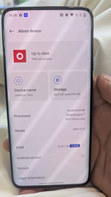 OnePlus 7pro gaming phone snapdragon 855 8gb/256gb 2