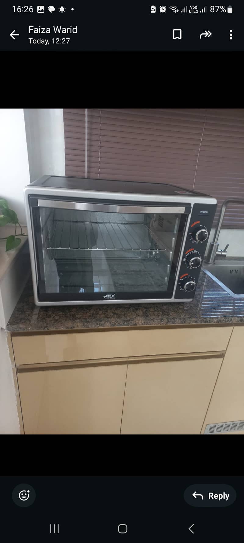 Anex oven toaster Jumbo size AG 3070 0