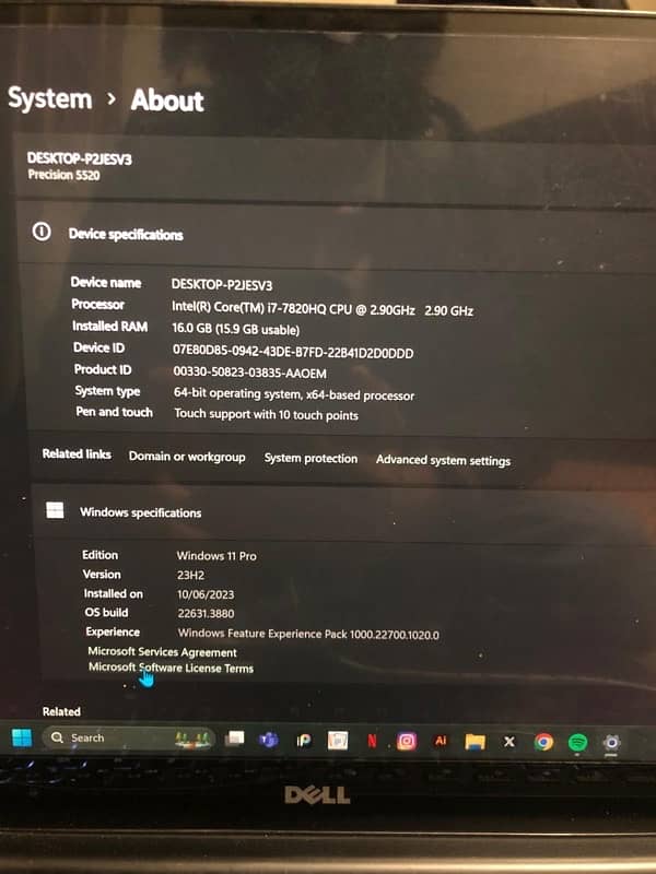 dell precision 5520 for sell 3