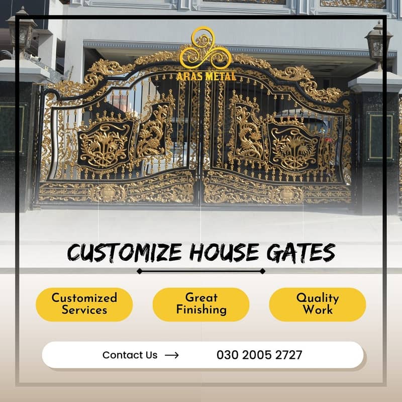 Industrial Gates | Sliding Gate | Stylish Gates | Motorized Gates 9