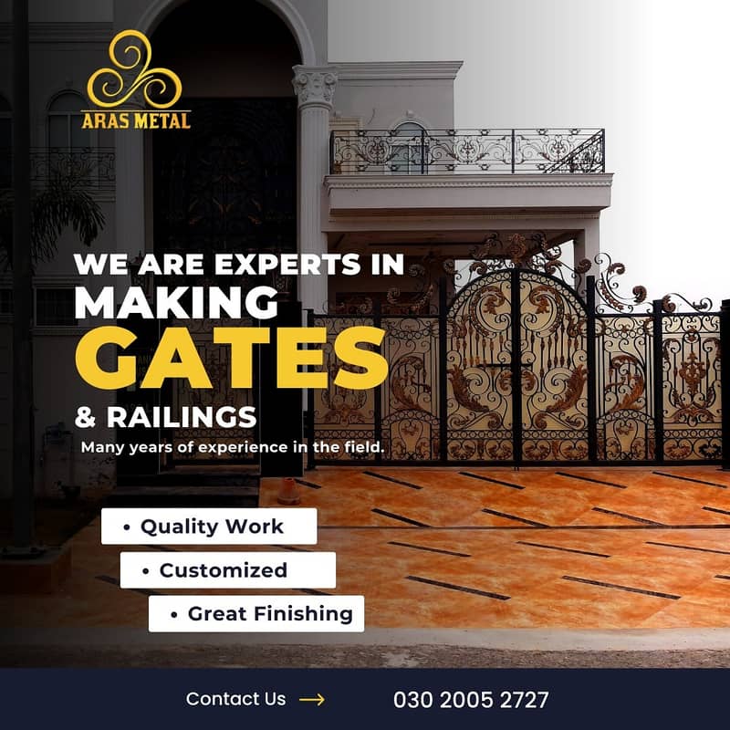 Industrial Gates | Sliding Gate | Stylish Gates | Motorized Gates 10