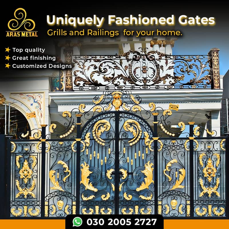 Industrial Gates | Sliding Gate | Stylish Gates | Motorized Gates 4