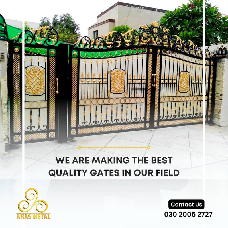 Steel Gate Design | Insuatril Gate Design | Main Gate | Sliding gate 12