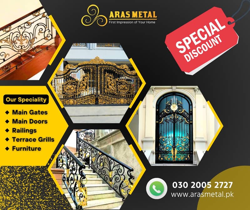 Steel Gate Design | Insuatril Gate Design | Main Gate | Sliding gate 17