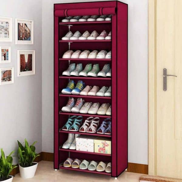 7 Layer Portable Dustproof Shoe Rack Non-woven Shoe Rack Storage Bag 1