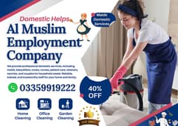 Couple Maids | Cook | Helper Driver | Baby Seater | Maid | House Maids