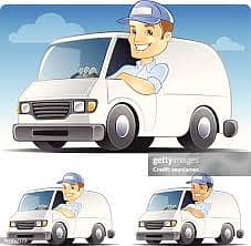 Driver with carry dabba avaibale