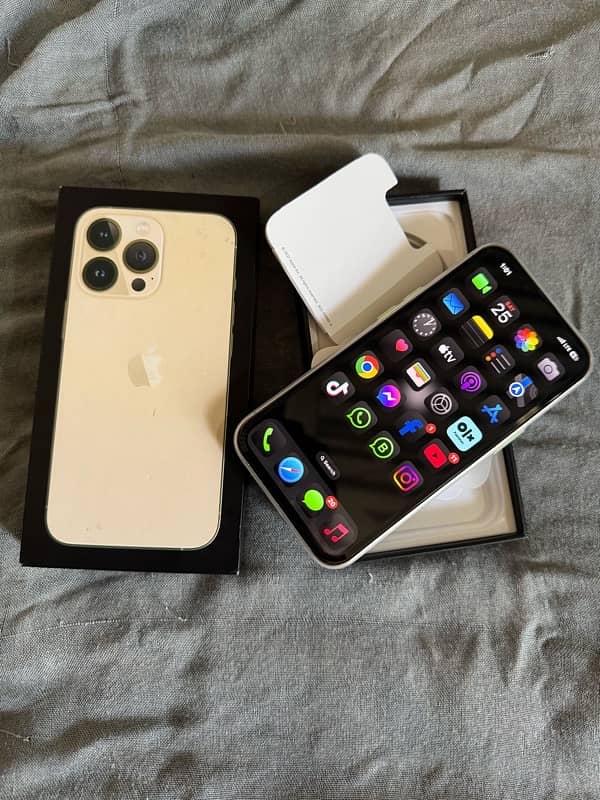 iphone 13 pro 128gb complete box pta approved 2