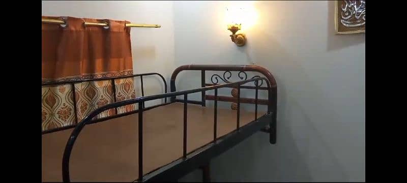 Iron Bunker Bed C Shaped without mattress 1