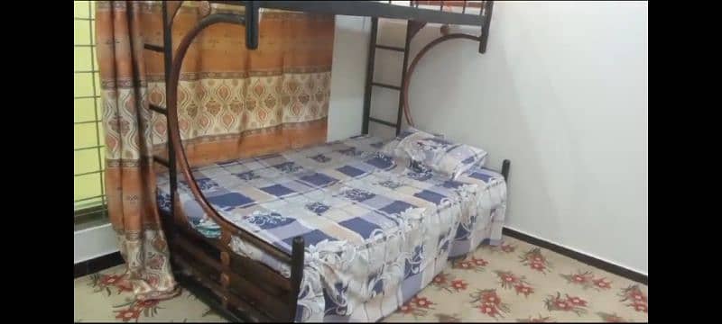 Iron Bunker Bed C Shaped without mattress 2