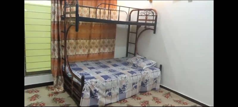 Iron Bunker Bed C Shaped without mattress 3