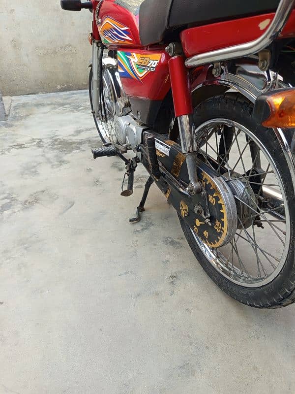 2020 Honda CD 70 All Punjab Number Good condition 3