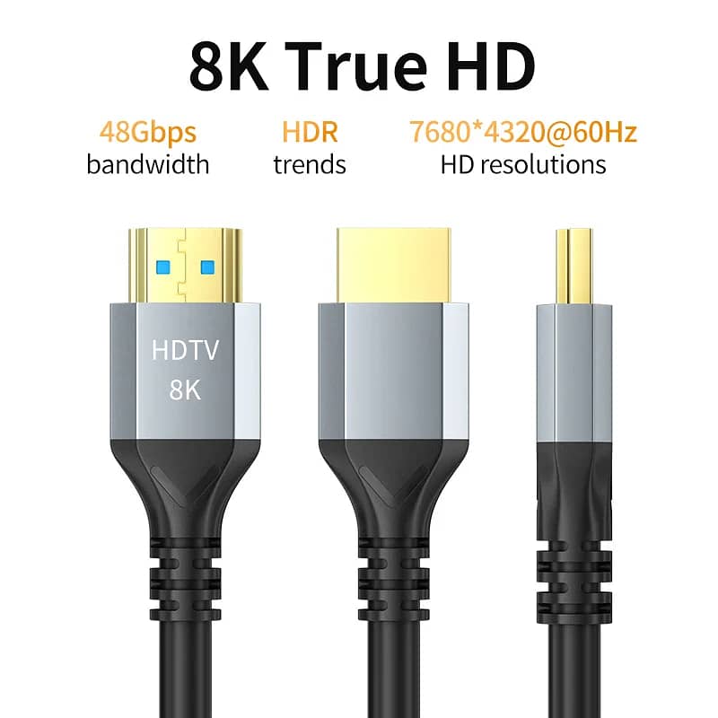 HDMI 2.1 DP TO HDMI to Mini Hdmi Micro HDMI Display Port DVI VGA Cable 0