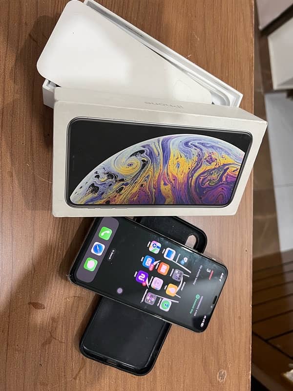 iphone xs max dual pta approved with box 7