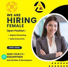 Need Female Staff For Sales Purpose