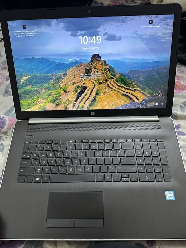 hp laptop Core i3 generation 8 4